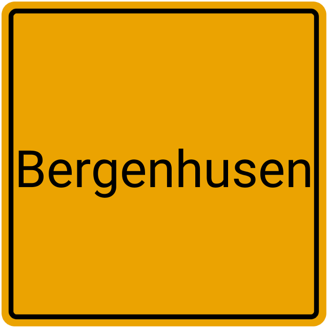 Meldebestätigung Bergenhusen