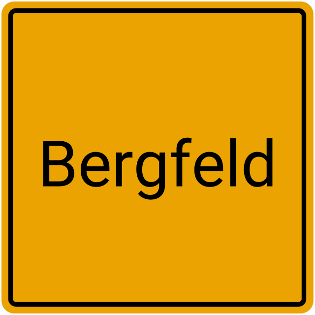 Meldebestätigung Bergfeld