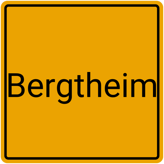 Meldebestätigung Bergtheim