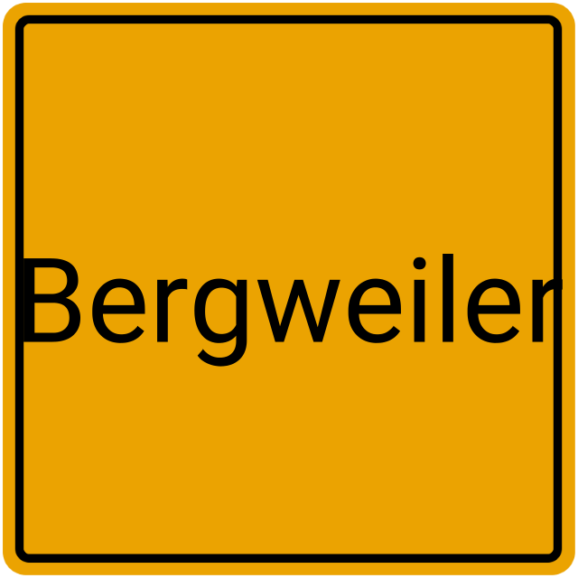 Meldebestätigung Bergweiler