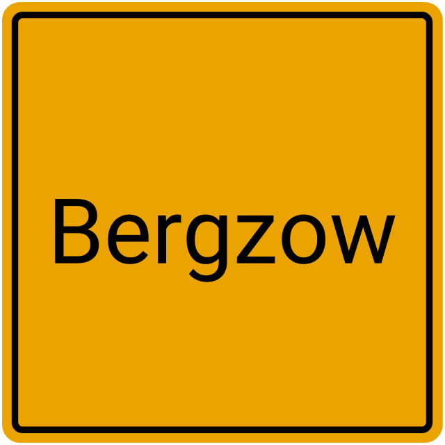Meldebestätigung Bergzow