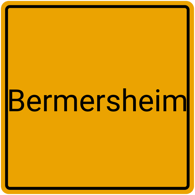 Meldebestätigung Bermersheim