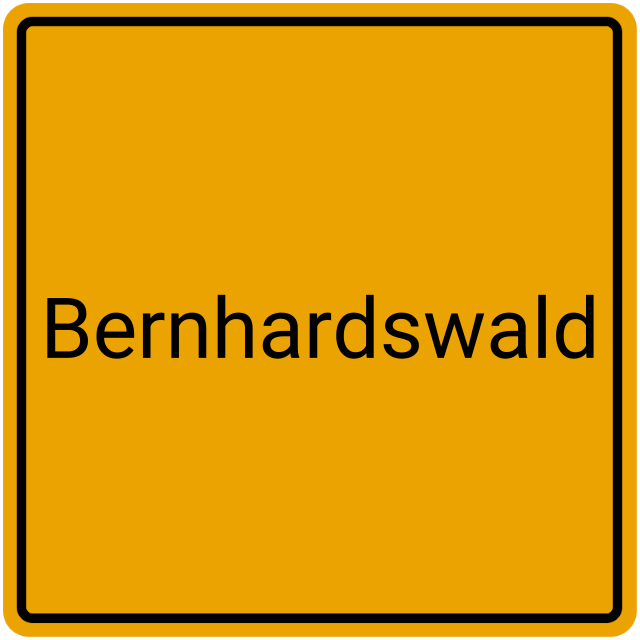 Meldebestätigung Bernhardswald