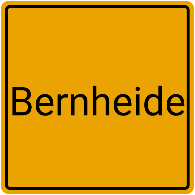 Meldebestätigung Bernheide