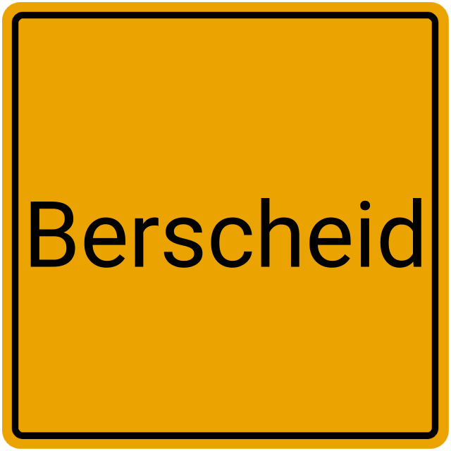 Meldebestätigung Berscheid