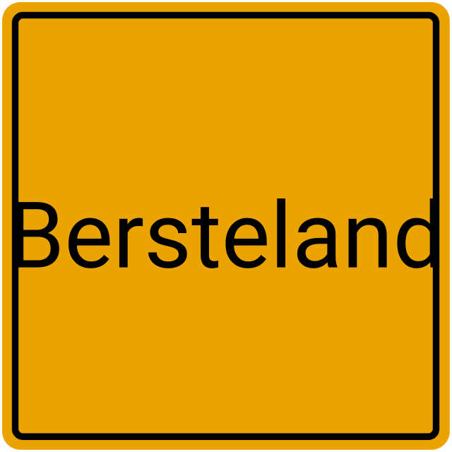 Meldebestätigung Bersteland