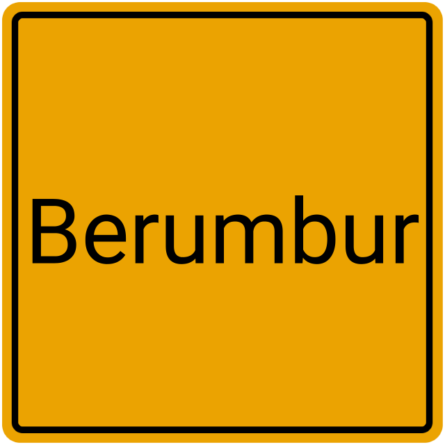 Meldebestätigung Berumbur