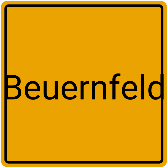 Meldebestätigung Beuernfeld