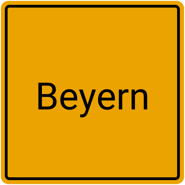 Meldebestätigung Beyern