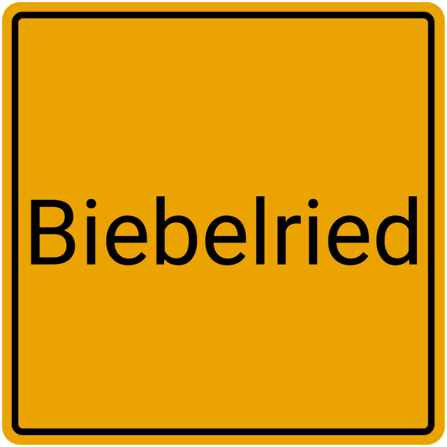 Meldebestätigung Biebelried