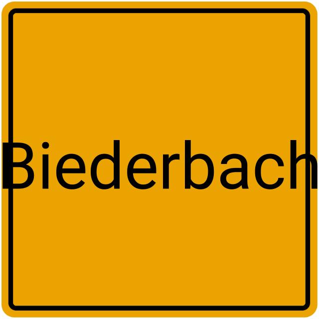Meldebestätigung Biederbach