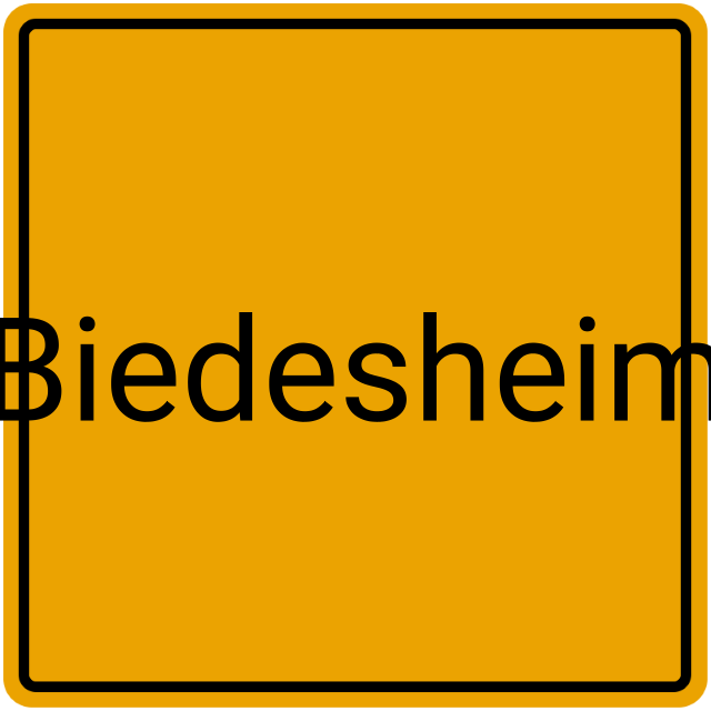 Meldebestätigung Biedesheim