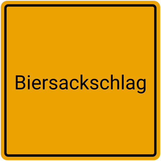 Meldebestätigung Biersackschlag