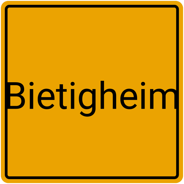 Meldebestätigung Bietigheim