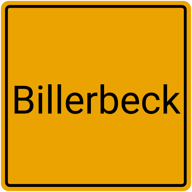 Meldebestätigung Billerbeck