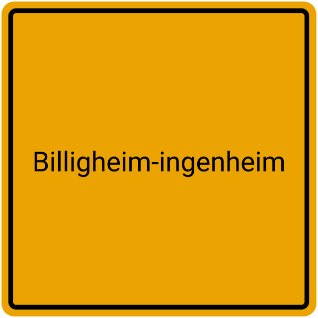 Meldebestätigung Billigheim-Ingenheim