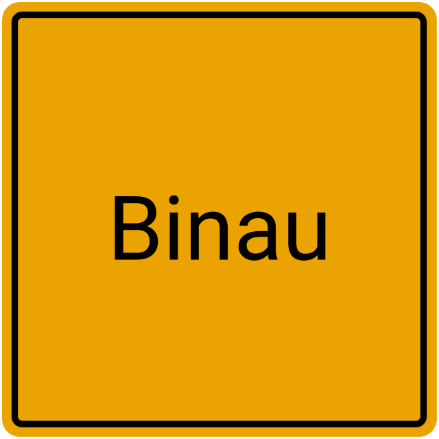 Meldebestätigung Binau