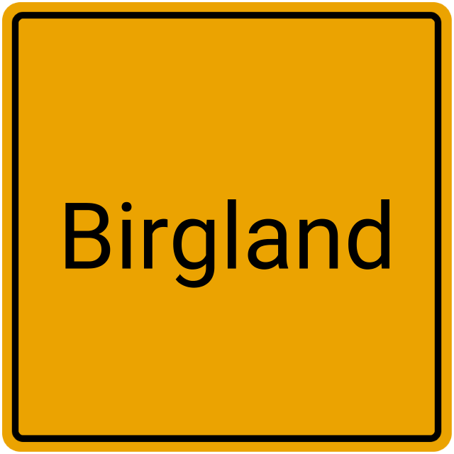 Meldebestätigung Birgland