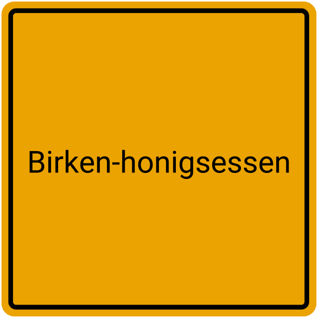 Meldebestätigung Birken-Honigsessen