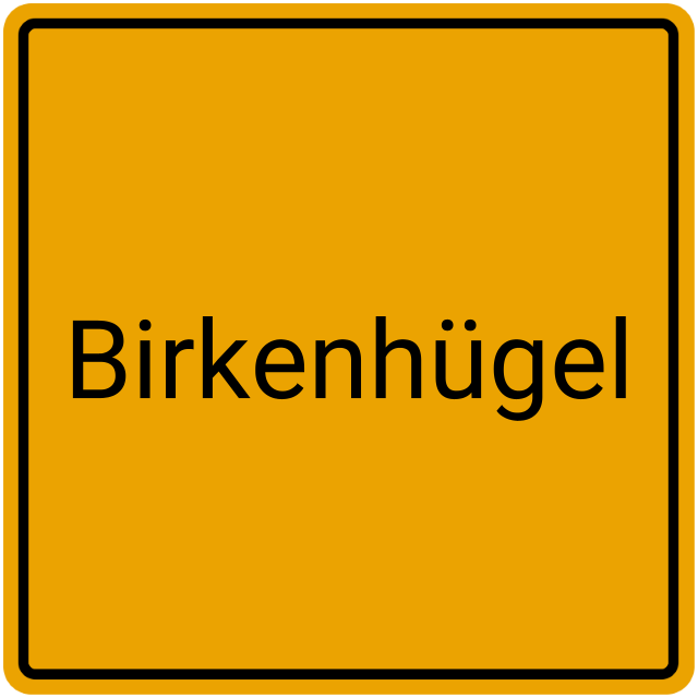 Meldebestätigung Birkenhügel