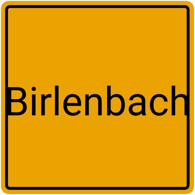 Meldebestätigung Birlenbach