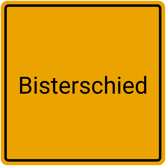 Meldebestätigung Bisterschied