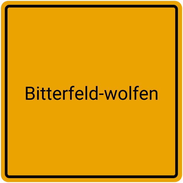 Meldebestätigung Bitterfeld-Wolfen