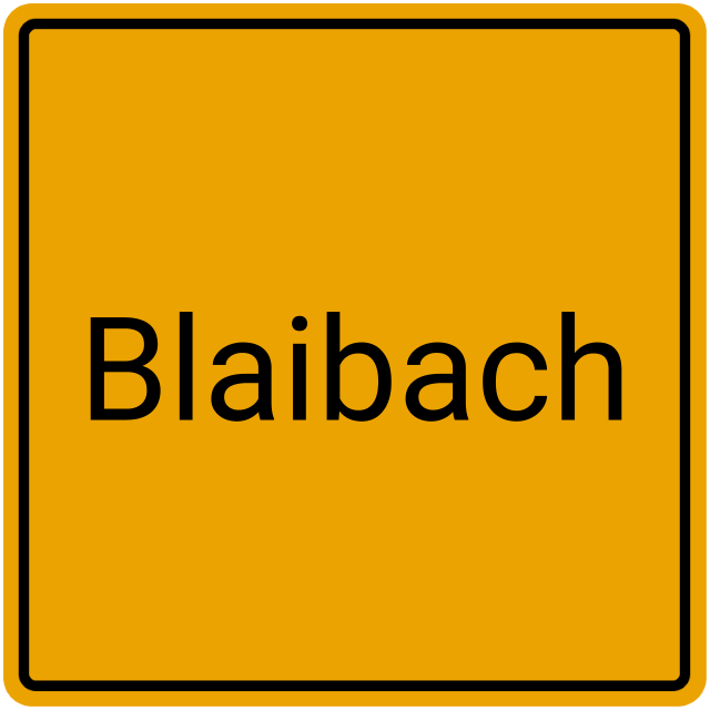 Meldebestätigung Blaibach