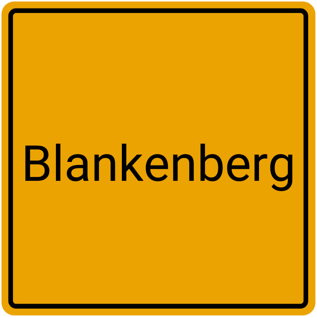 Meldebestätigung Blankenberg