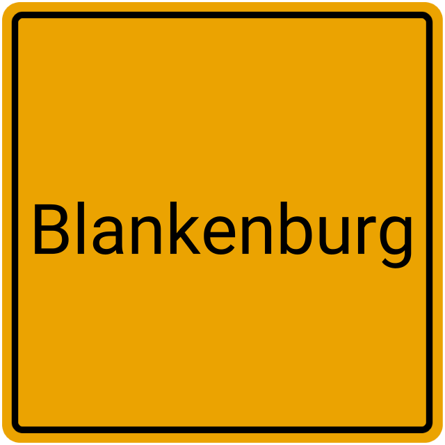 Meldebestätigung Blankenburg