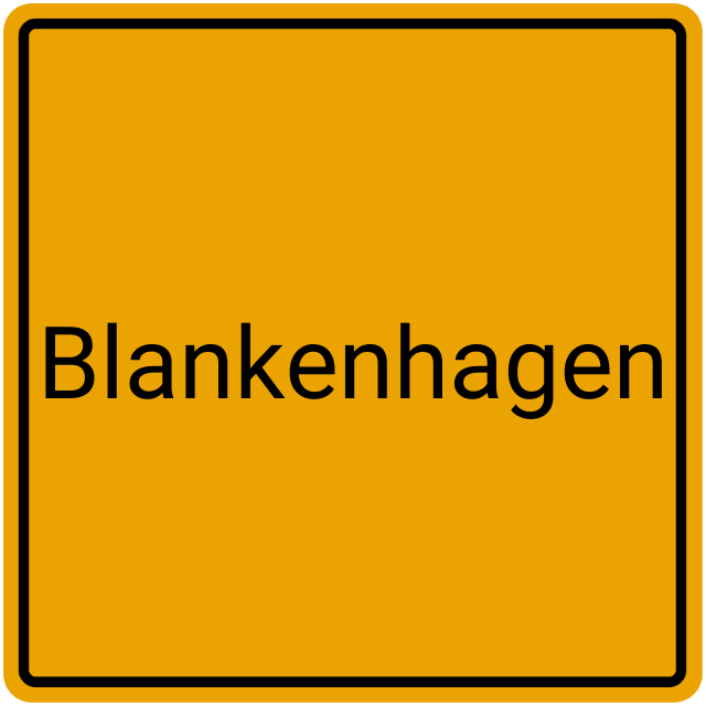 Meldebestätigung Blankenhagen