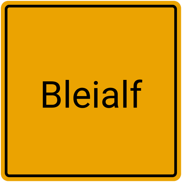 Meldebestätigung Bleialf