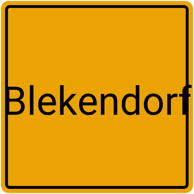 Meldebestätigung Blekendorf