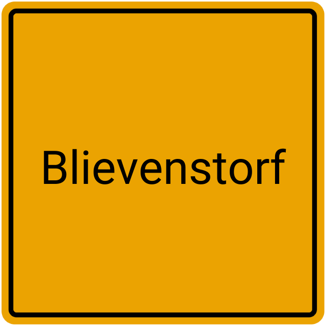 Meldebestätigung Blievenstorf