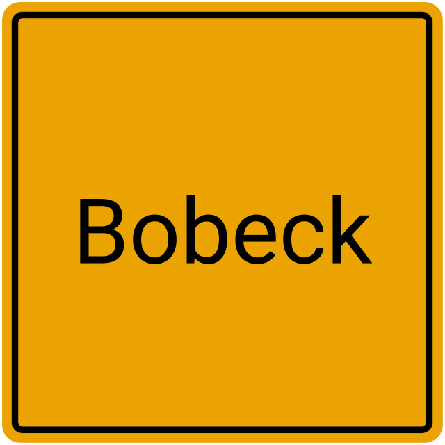 Meldebestätigung Bobeck