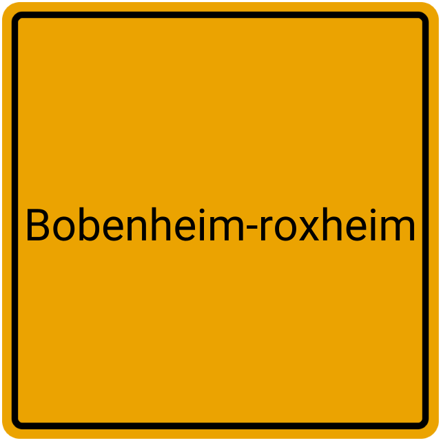 Meldebestätigung Bobenheim-Roxheim