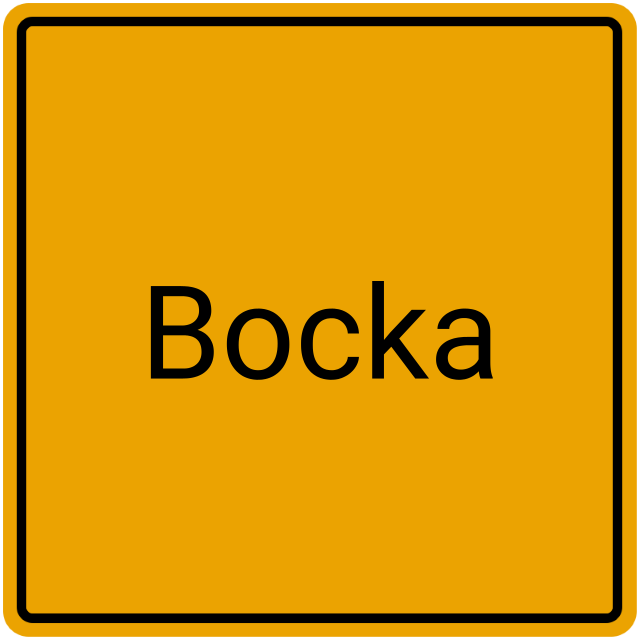 Meldebestätigung Bocka