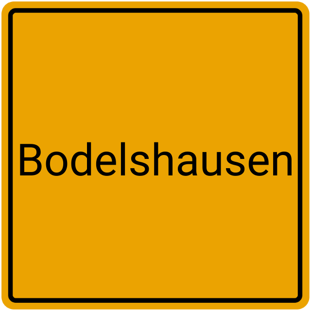 Meldebestätigung Bodelshausen