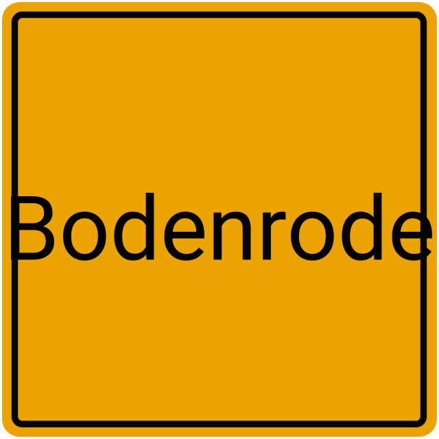 Meldebestätigung Bodenrode