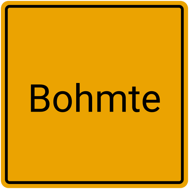 Meldebestätigung Bohmte