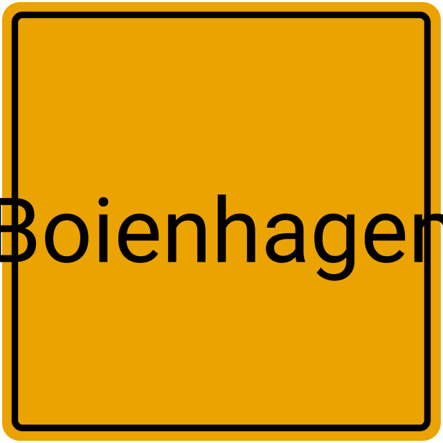 Meldebestätigung Boienhagen