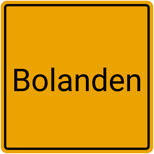 Meldebestätigung Bolanden