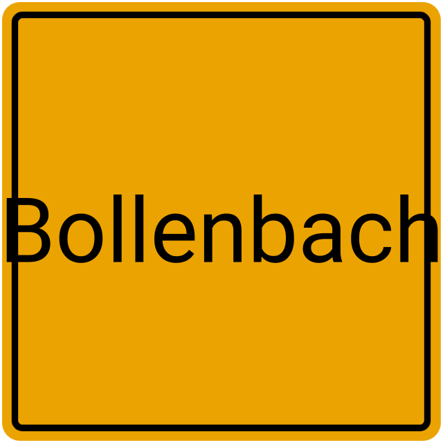Meldebestätigung Bollenbach