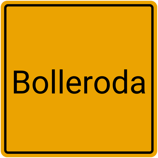 Meldebestätigung Bolleroda