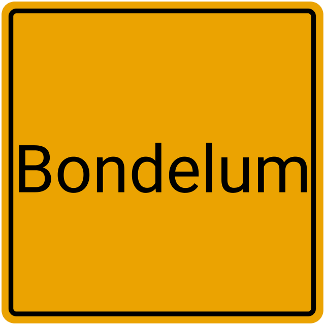 Meldebestätigung Bondelum