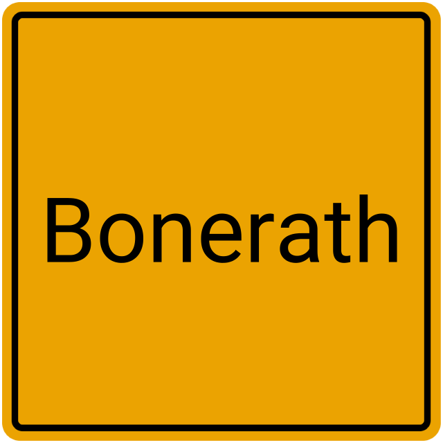 Meldebestätigung Bonerath