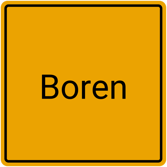 Meldebestätigung Boren