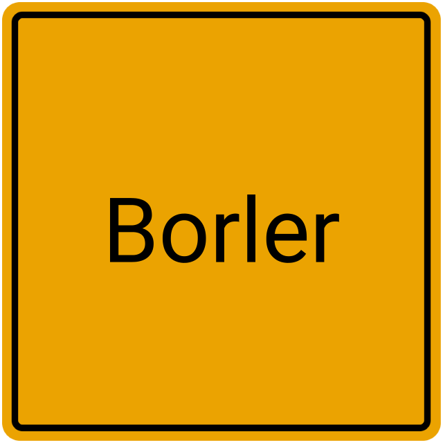 Meldebestätigung Borler