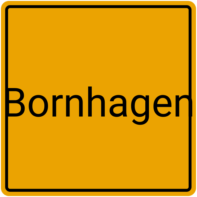 Meldebestätigung Bornhagen