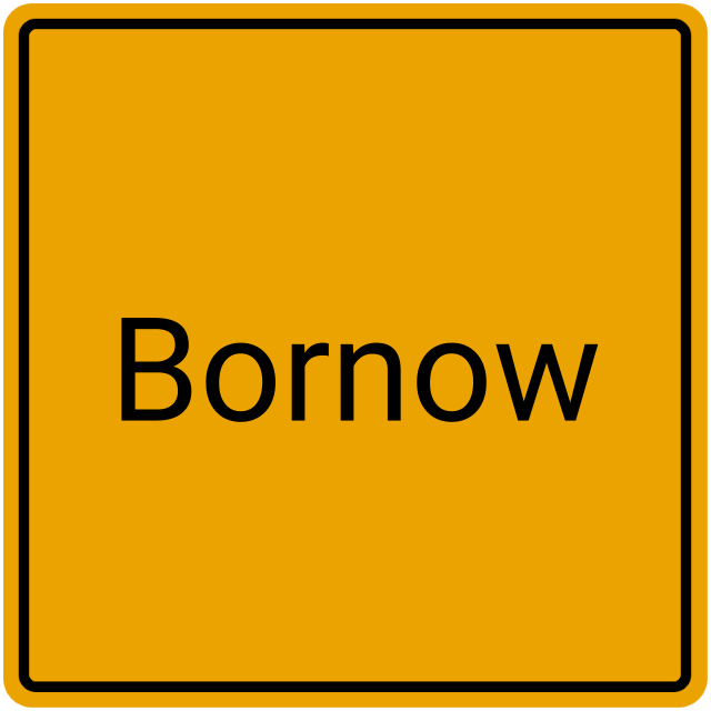 Meldebestätigung Bornow